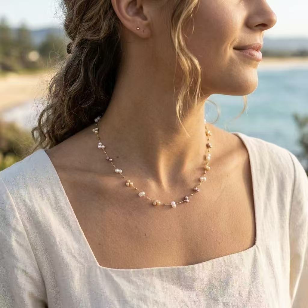The Kaleidoscope Petit Pearl Necklace