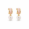The Lustrous Mirror Akoya Pearl Studs