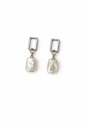 The Monolith Rectangular Baroque Earrings