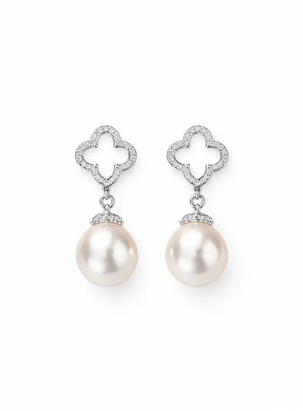 The Imperial Satin South Sea Pearl Earrings