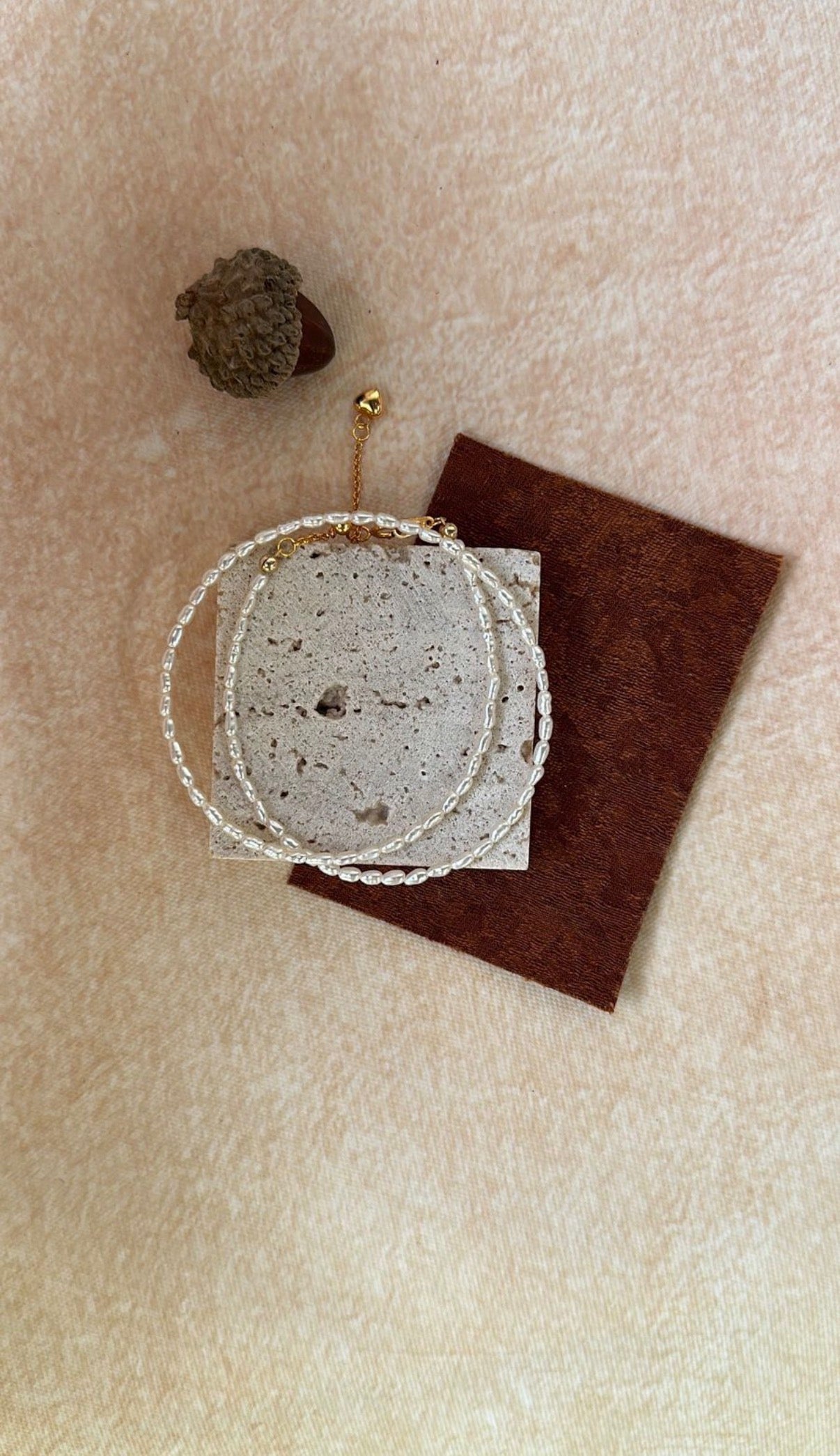 Double-Layer Seed Keshi Pearl Bracelet - 14K Gold Filled Accents