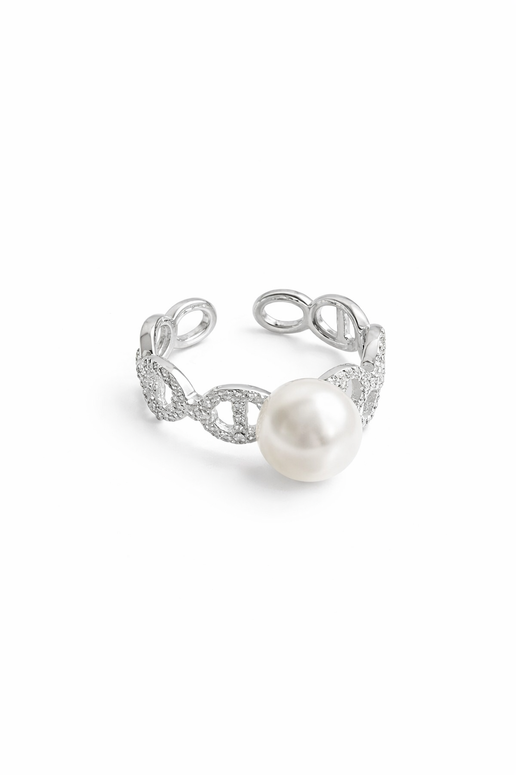 Petite Aurora AKoya Pearl Ring
