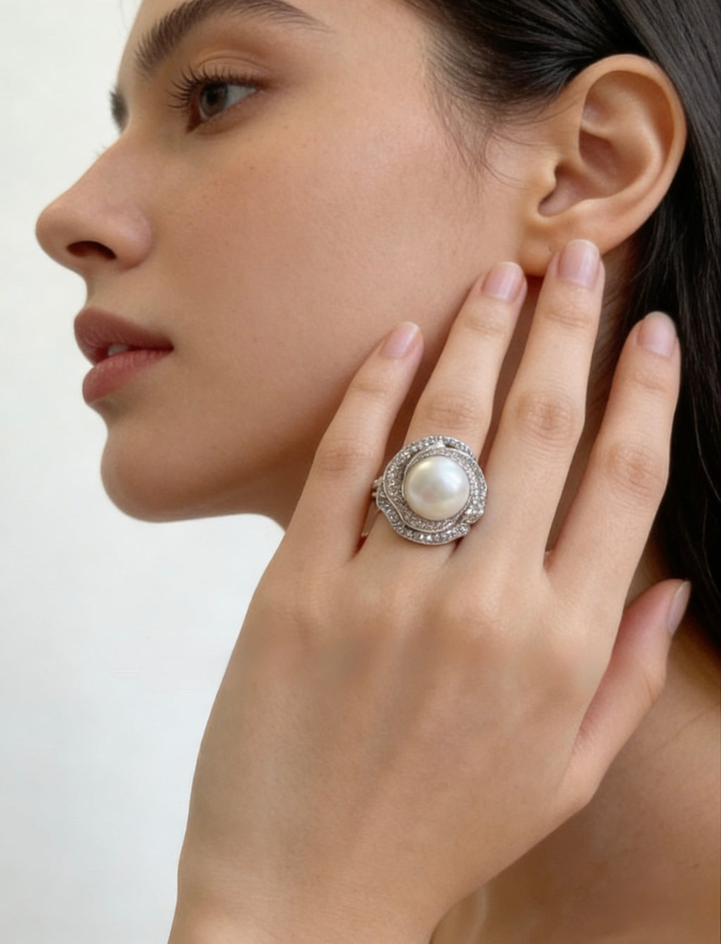 The Imperial Satin South Sea Pearl Ring
