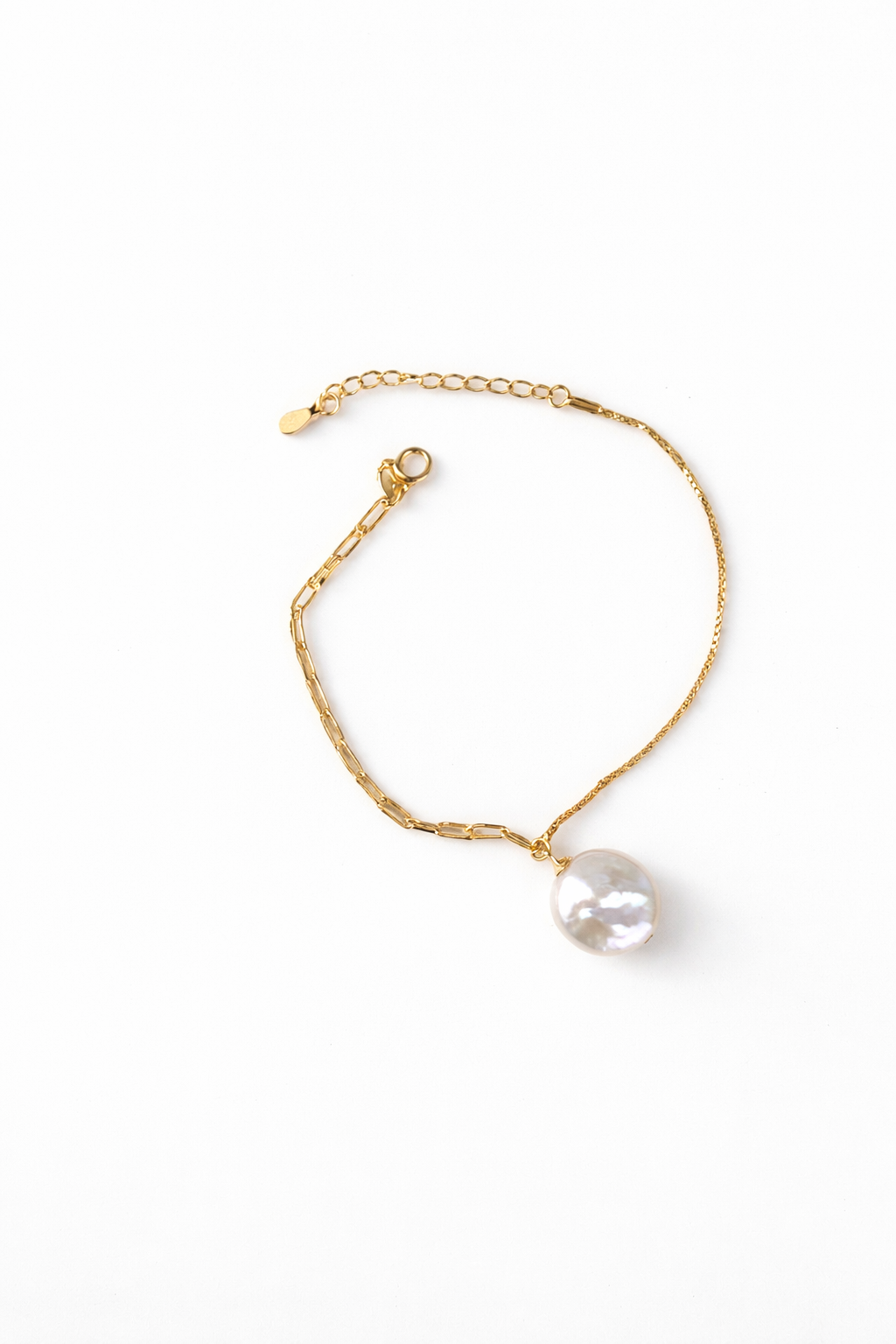 The Orbit Baroque Pearl Infinity Bracelet