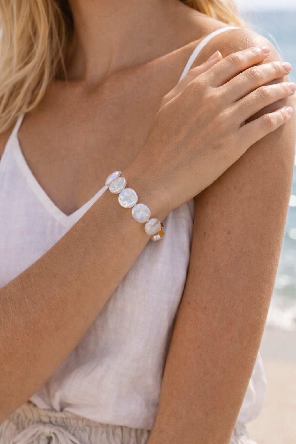The Ethereal Edge Baroque Statement Bracelet