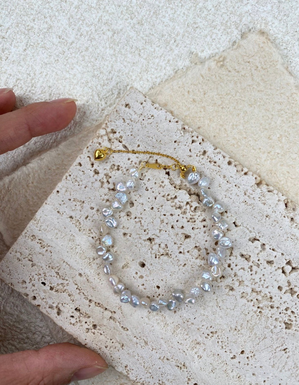 The Petal Drift Baroque Pearl Bracelet