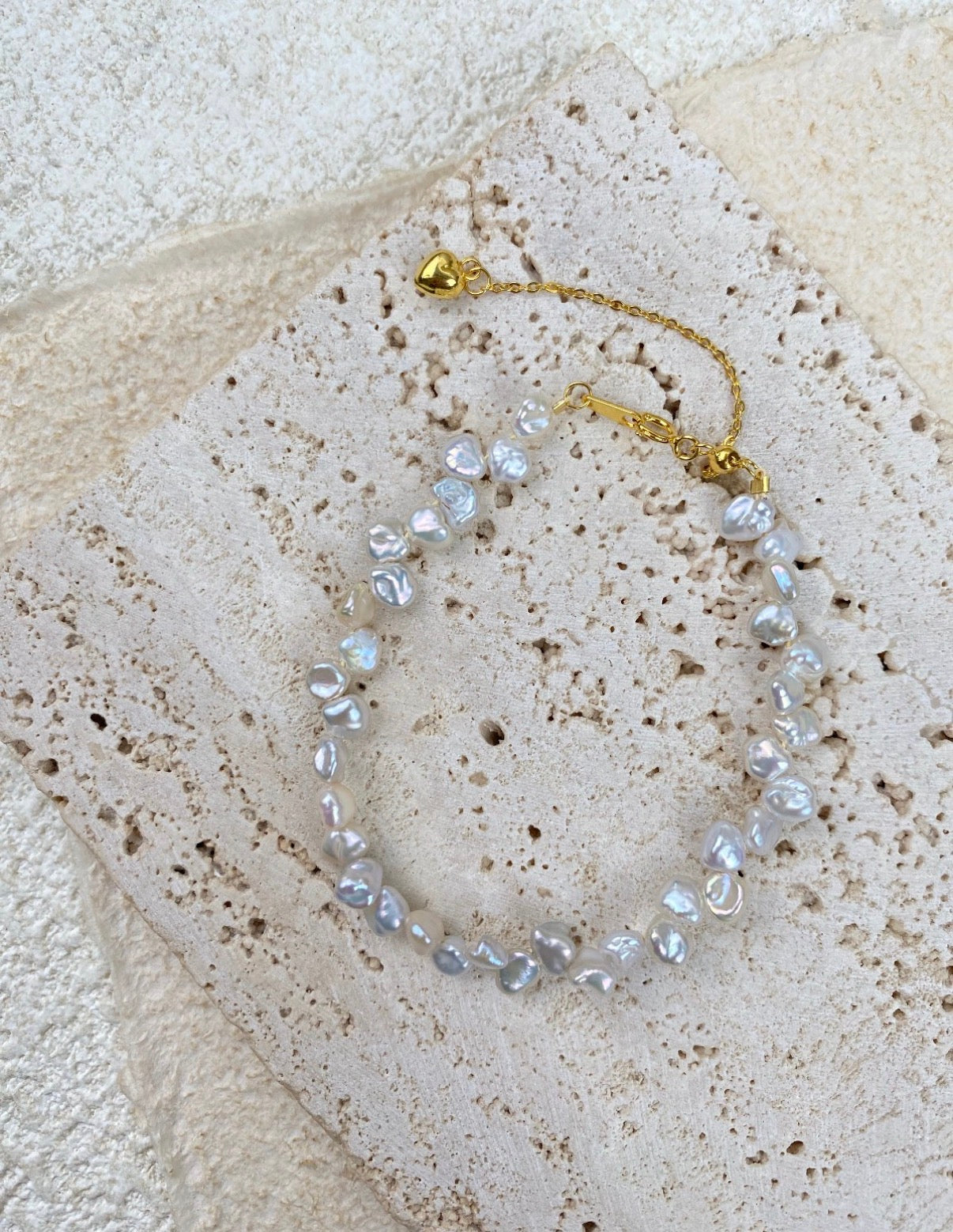 The Petal Drift Baroque Pearl Bracelet