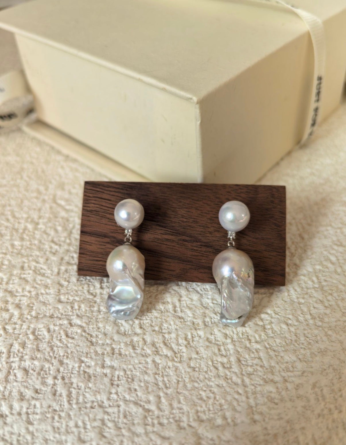 The Ethereal Duo Baroque Drop Earrings