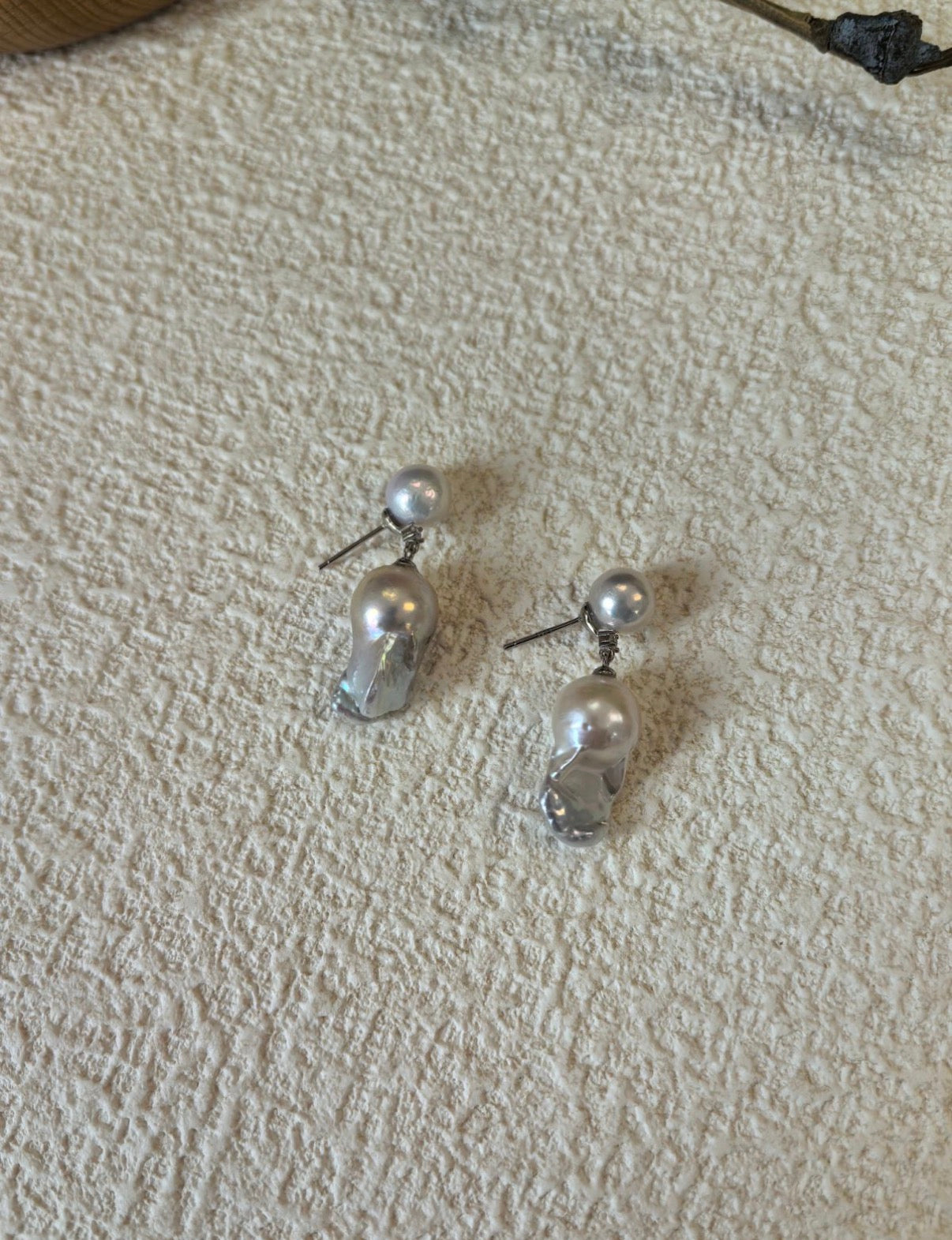 The Ethereal Duo Baroque Drop Earrings