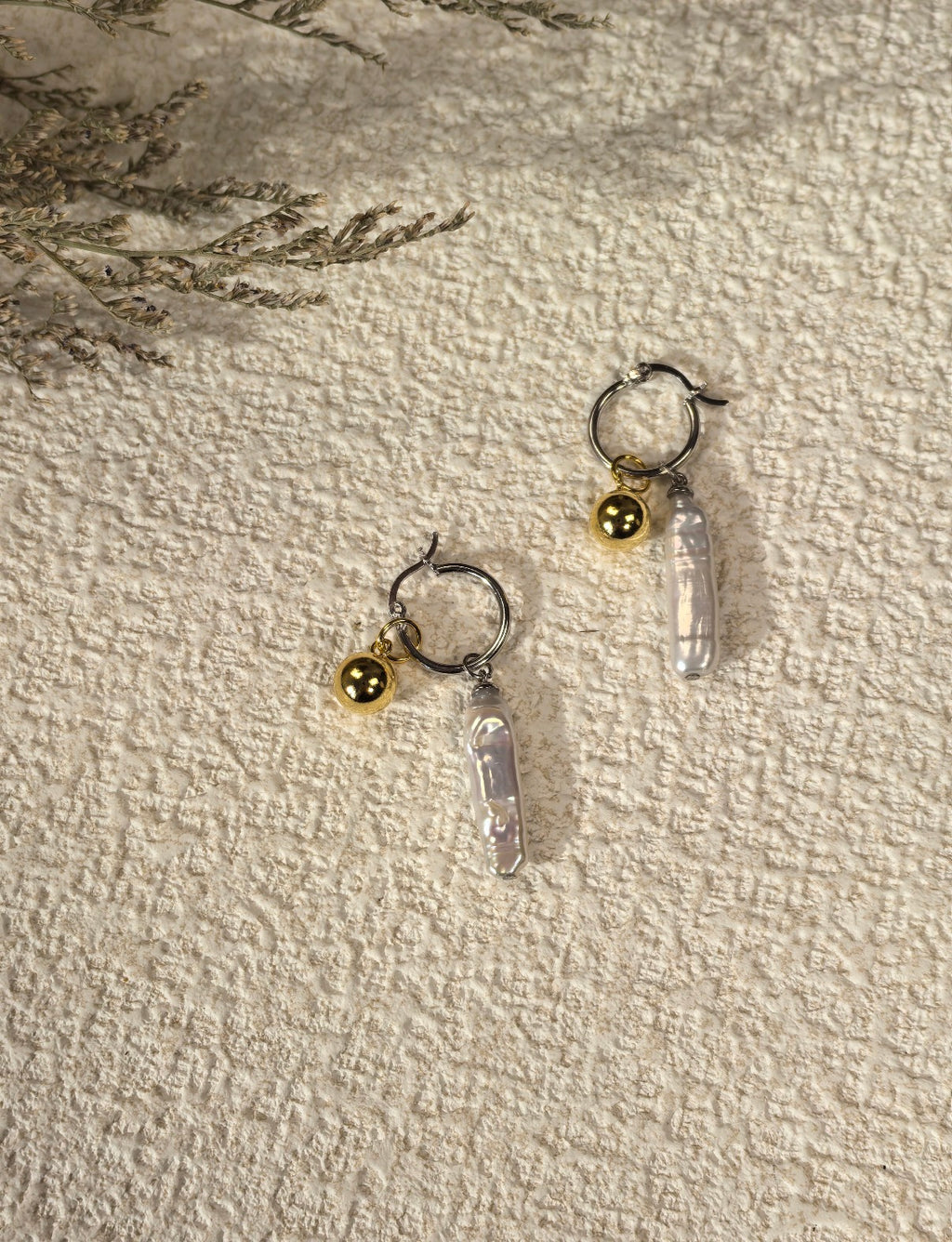 The Ethereal Drop Baroque Pearl Earrings