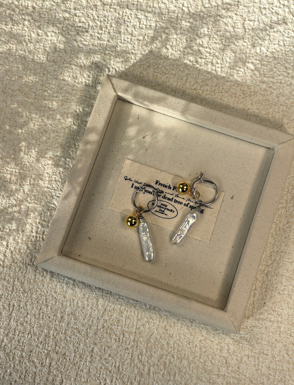 The Ethereal Drop Baroque Pearl Earrings