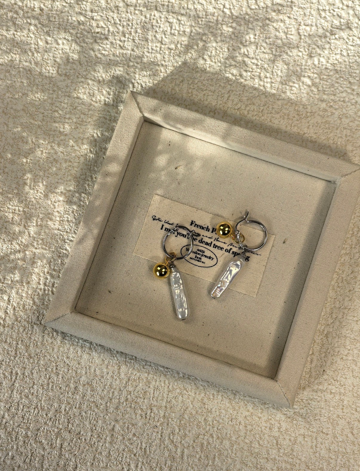 The Ethereal Drop Baroque Pearl Earrings
