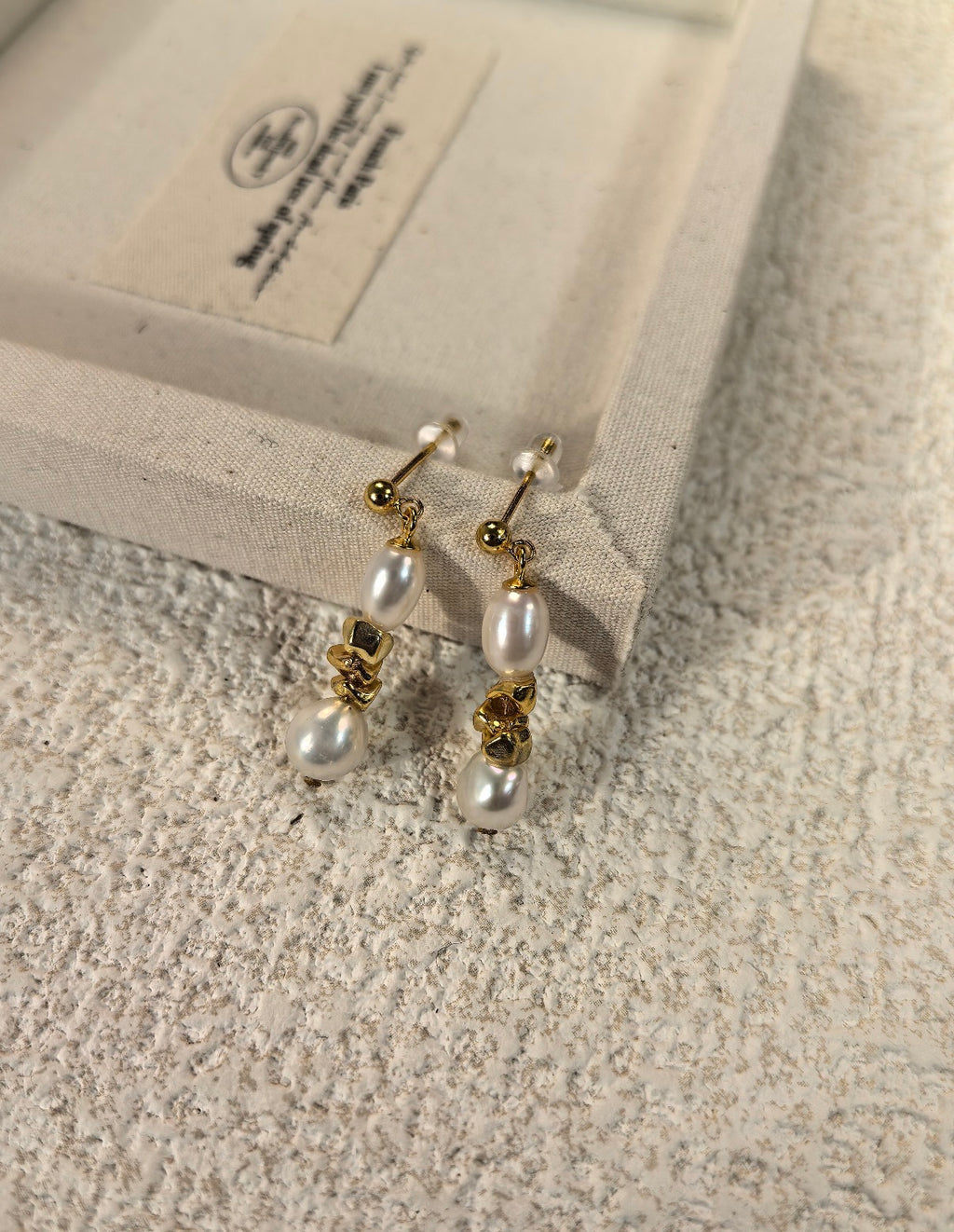The Ethereal Drop Baroque Pearl Earrings