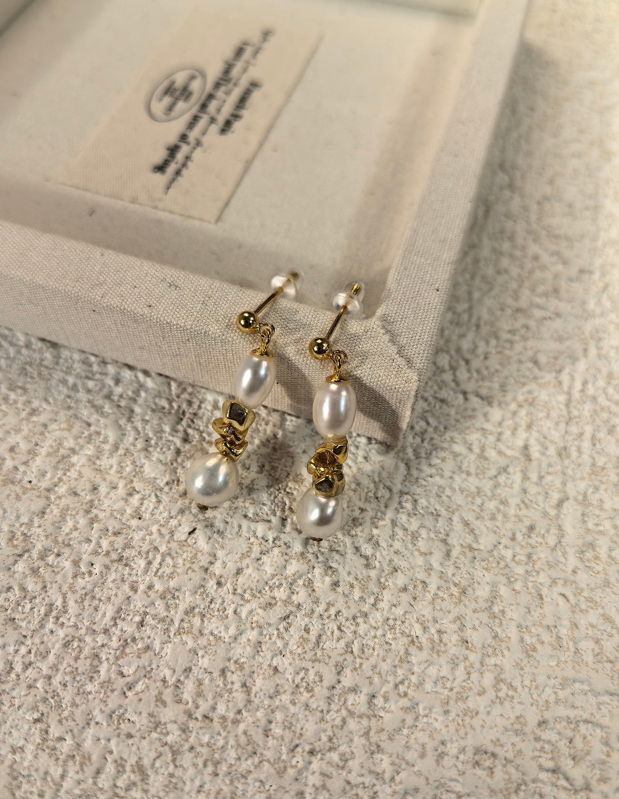 The Ethereal Drop Baroque Pearl Earrings