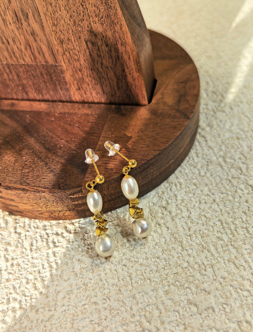 The Ethereal Drop Baroque Pearl Earrings