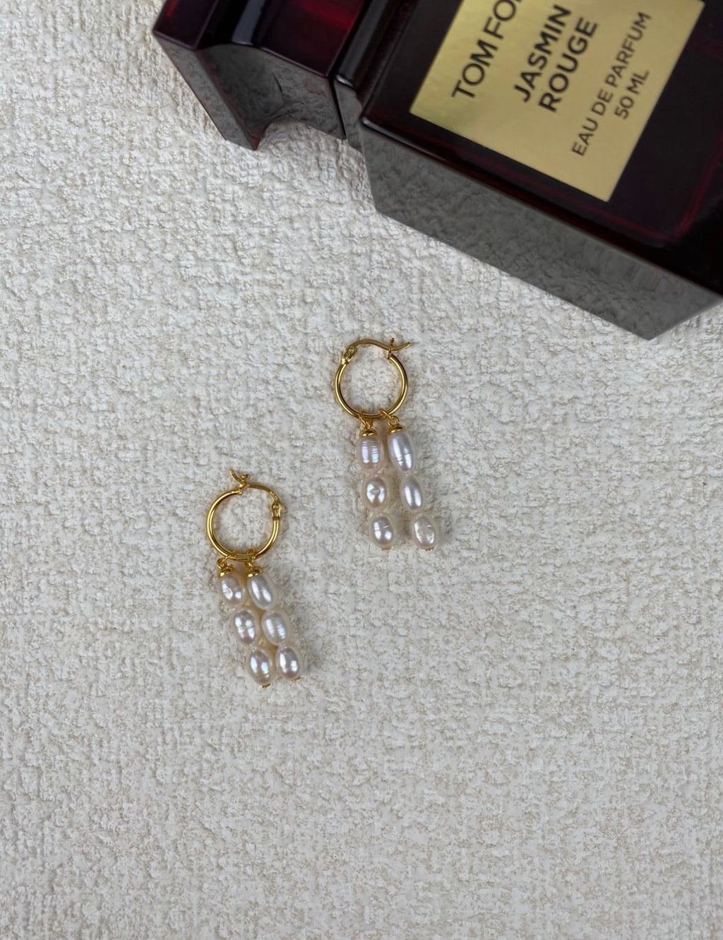 The Double Radiance Pearl Drop Earrings