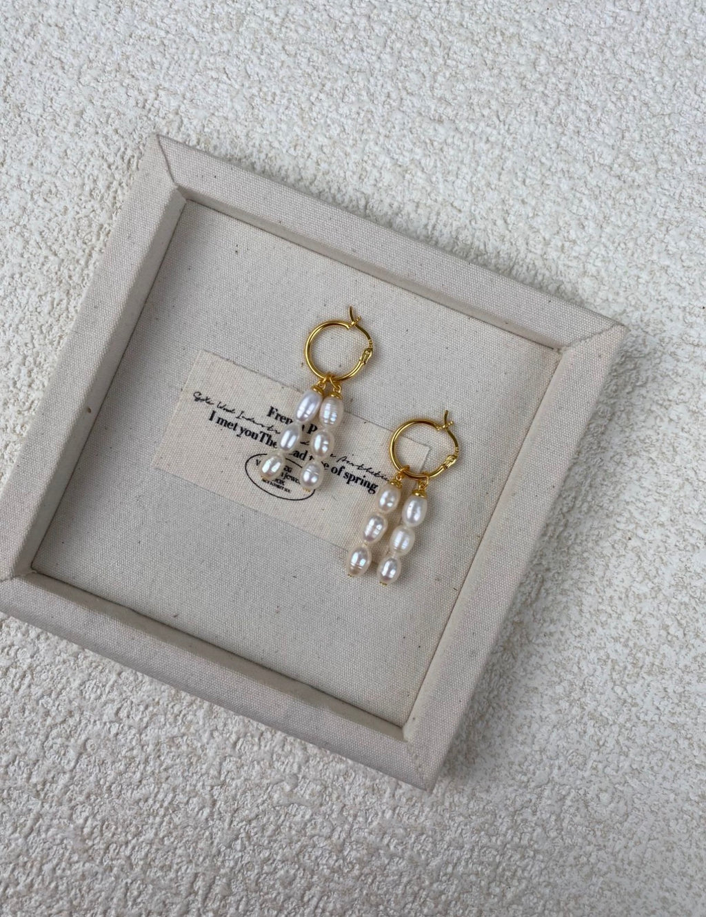 The Double Radiance Pearl Drop Earrings