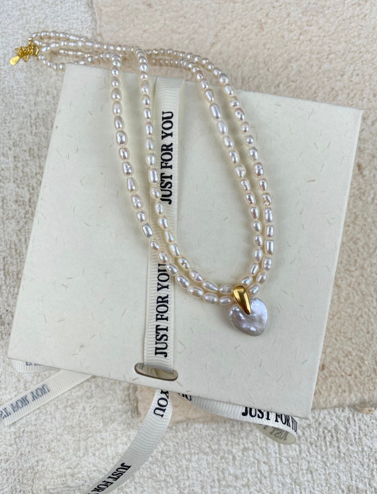 The Eternal Duo Layered Heart Necklace