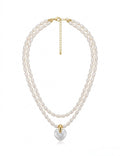 The Eternal Duo Layered Heart Necklace