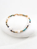 Lapis Lazuli | Turquoise | Baroque Pearls | Sterling Silver Bracelets