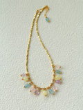 Bohemian Rhapsody: Multi-Color Natural Crystal Necklace