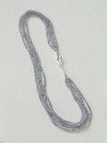 Lunar Glow: Multi-Strand Natural Labradorite Necklace