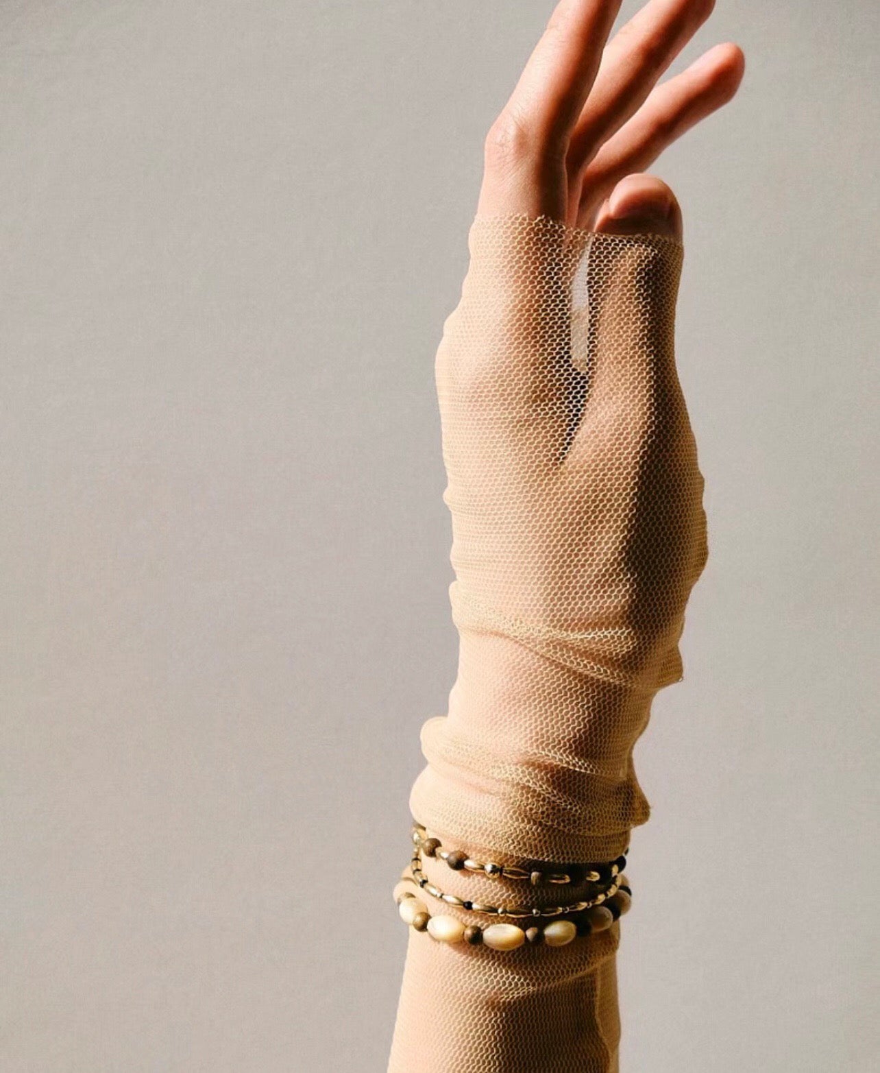 Forest Whispers: Wooden & Shell Double-Layer Bracelet