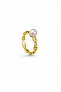 The Soft Embrace Freshwater Pearl Ring | Sterling Silver